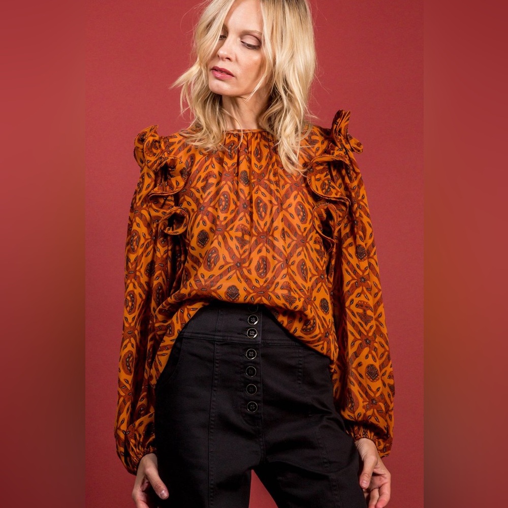 ULLA JOHNSON silk blouse